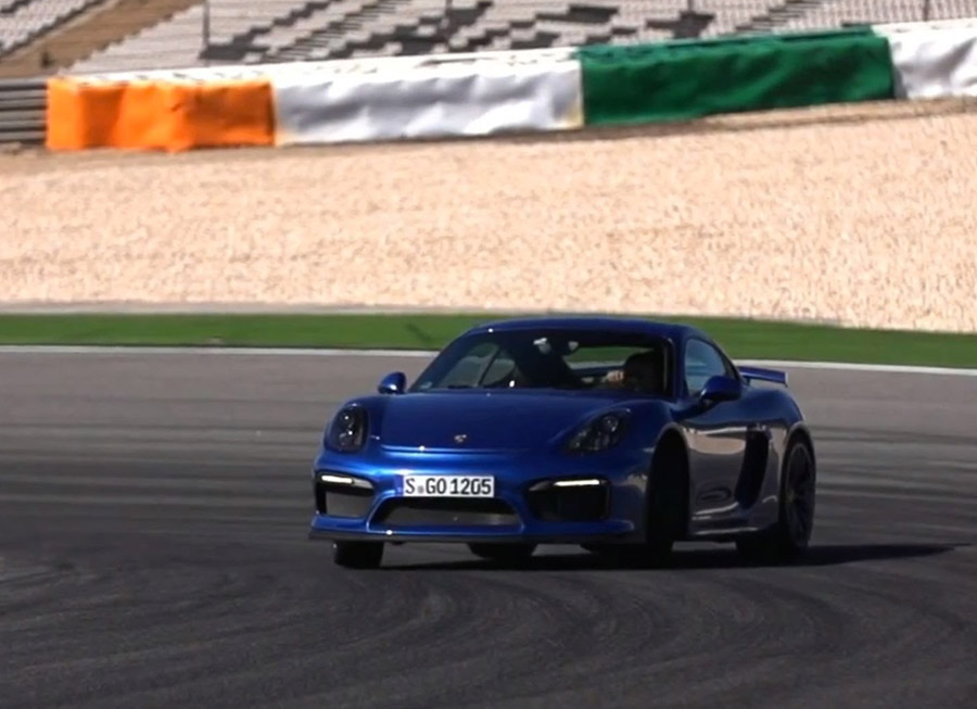 Chris Harris toys with the new Porsche Cayman GT4