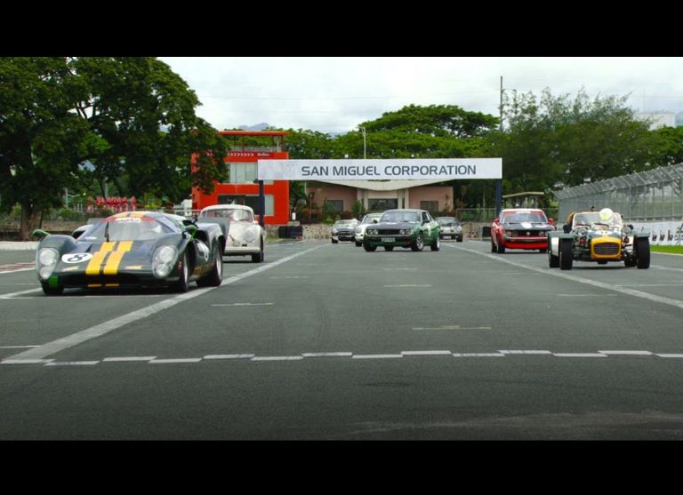 Racing historics with the Manila Sports Car Club