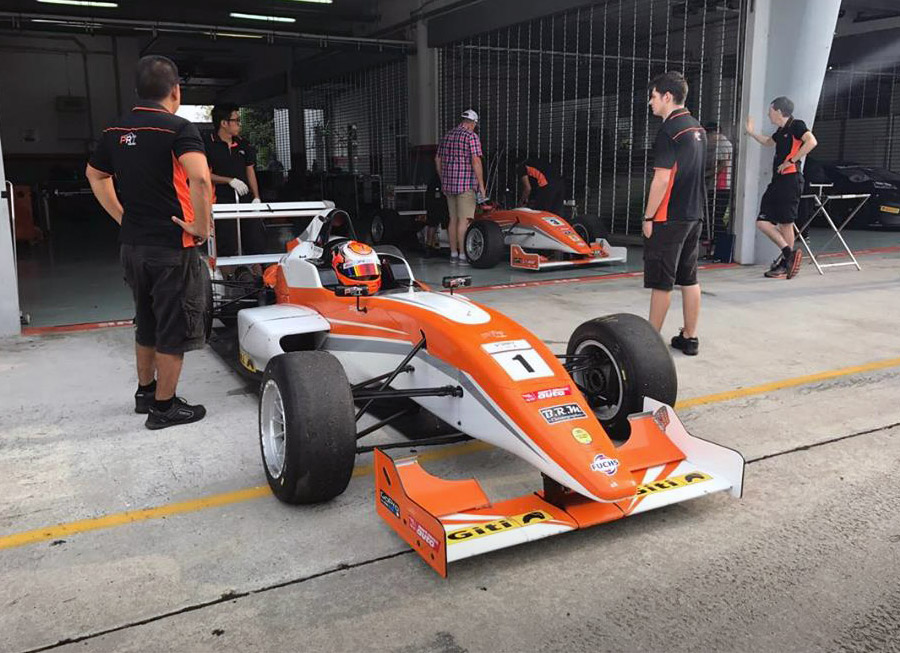 Ben Grimes makes impressive Formula Masters test debut in Sepang