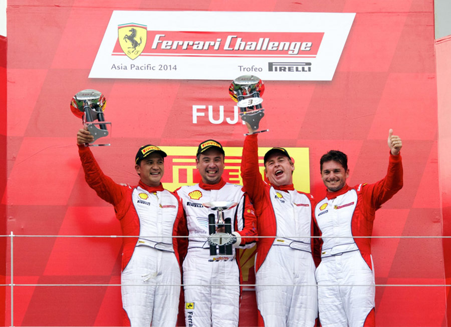 Floirendo lands 2 podiums in Fuji for 2014 Ferrari Challenge Asia Pacific