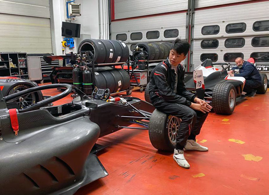 Zach David tests next-gen Formula 4 car at Mugello Circuit