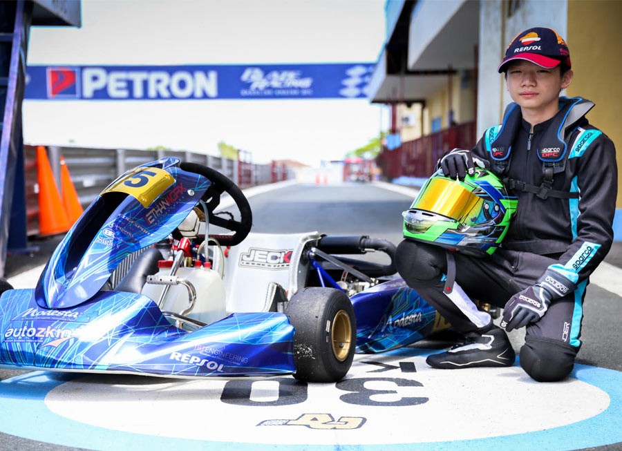 13-year-old Ethan Ong ready to take on Rotax MAX and Rok GP in Juniors