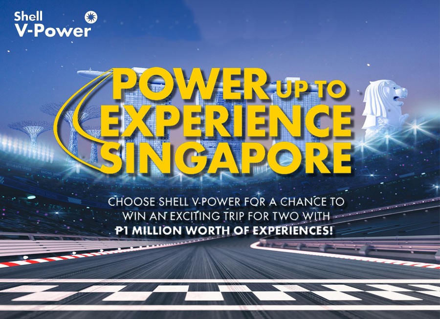 Shell V-Power is raffling off an all-expense-paid trip to Singapore